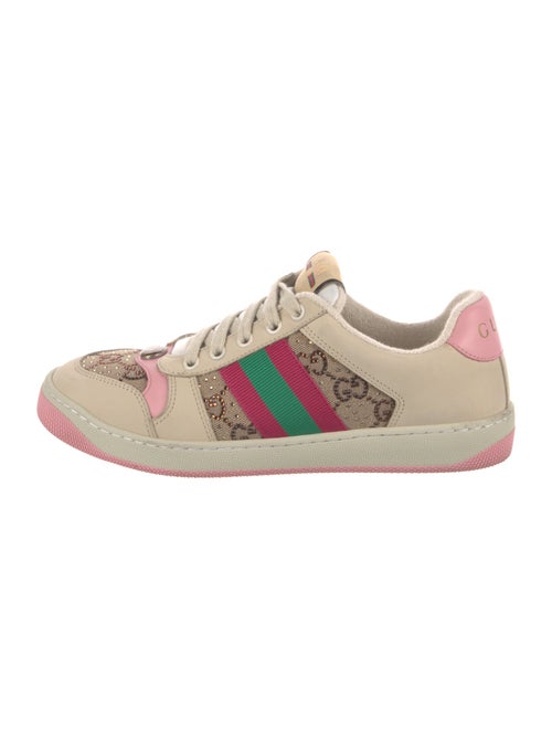 Gucci GG Canvas Leather Sneakers