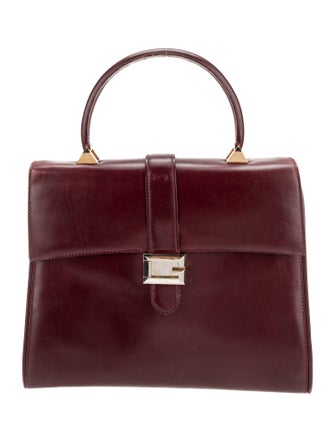 Gucci Leather Top Handle Bag Vintage