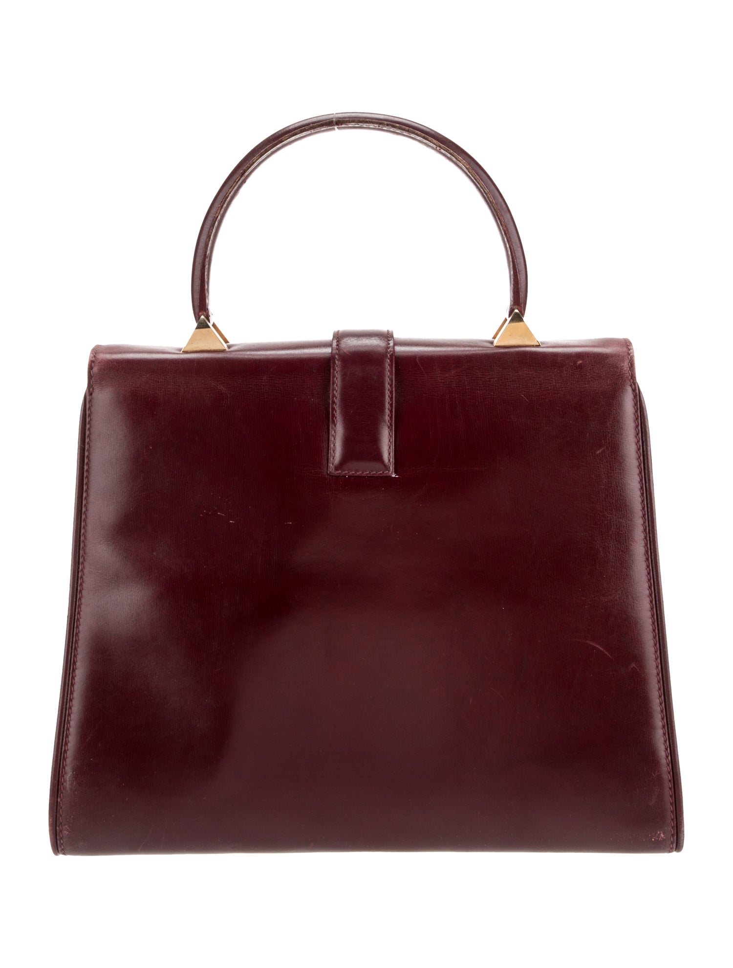 Gucci Leather Top Handle Bag Vintage