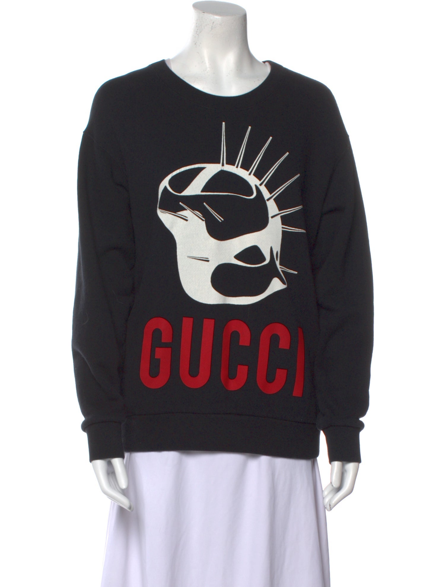 Gucci Graphic Print Crew Neck Sweatshirt