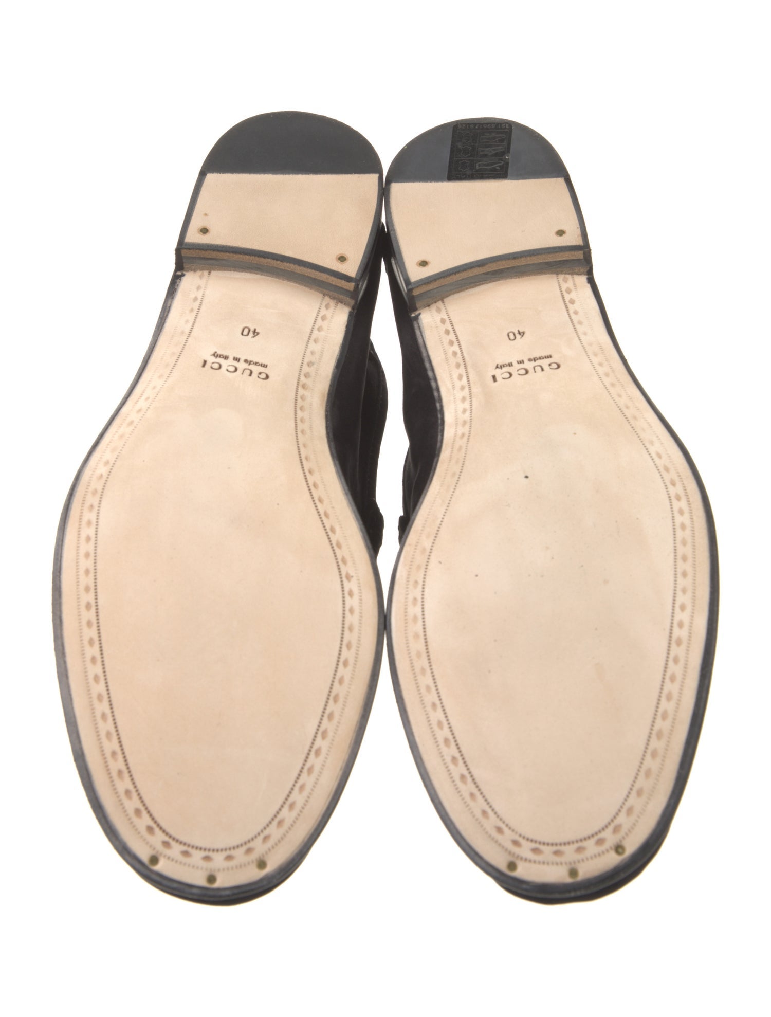 Gucci GG Canvas Suede Loafers