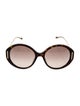 Gucci Interlocking G Logo Oversize Sunglasses