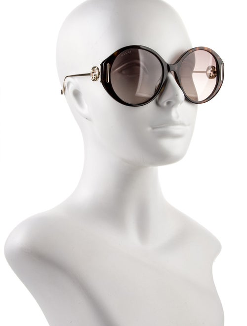 Gucci Interlocking G Logo Oversize Sunglasses