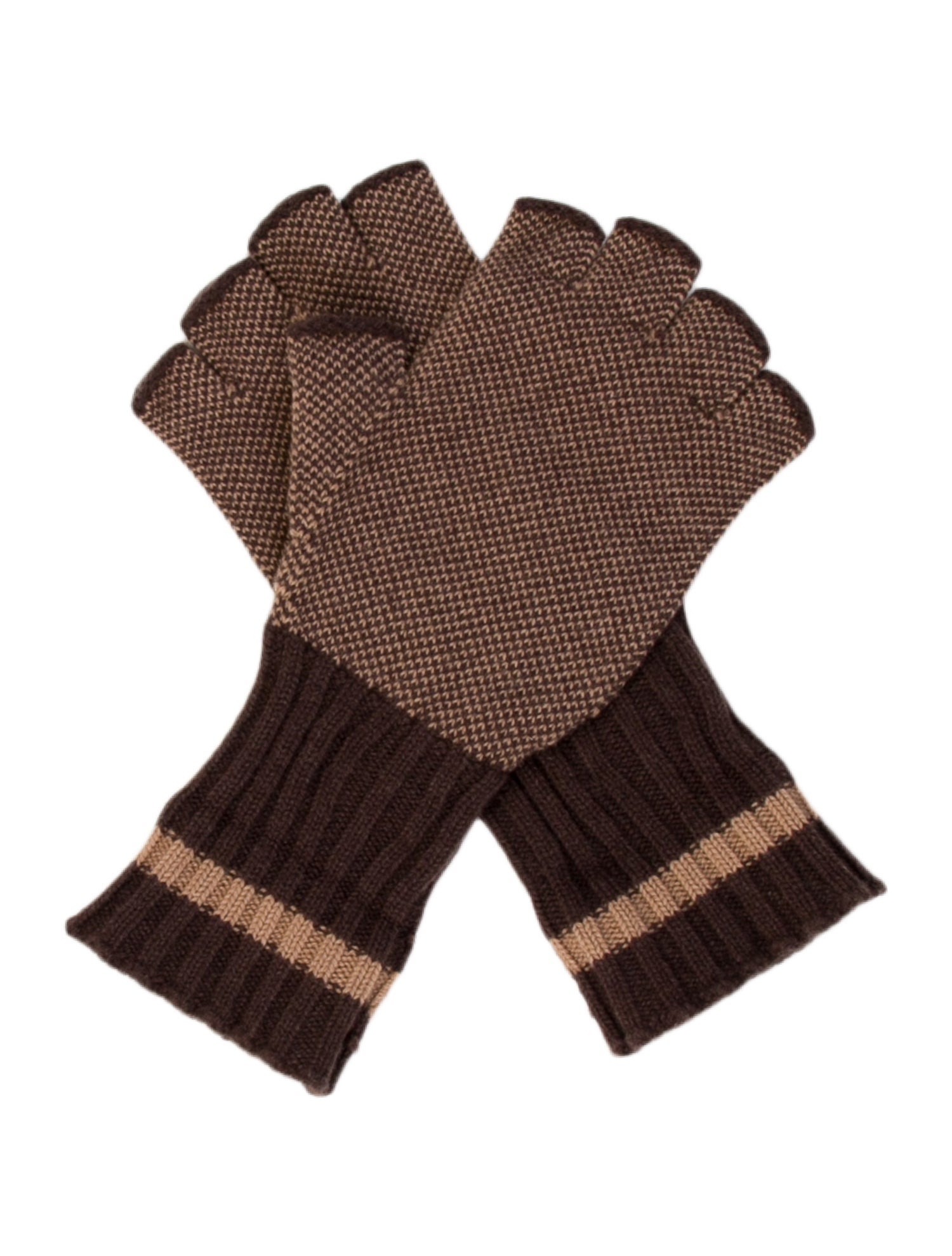 Gucci Men's Cashmere Fingerless Gloves w/Tags