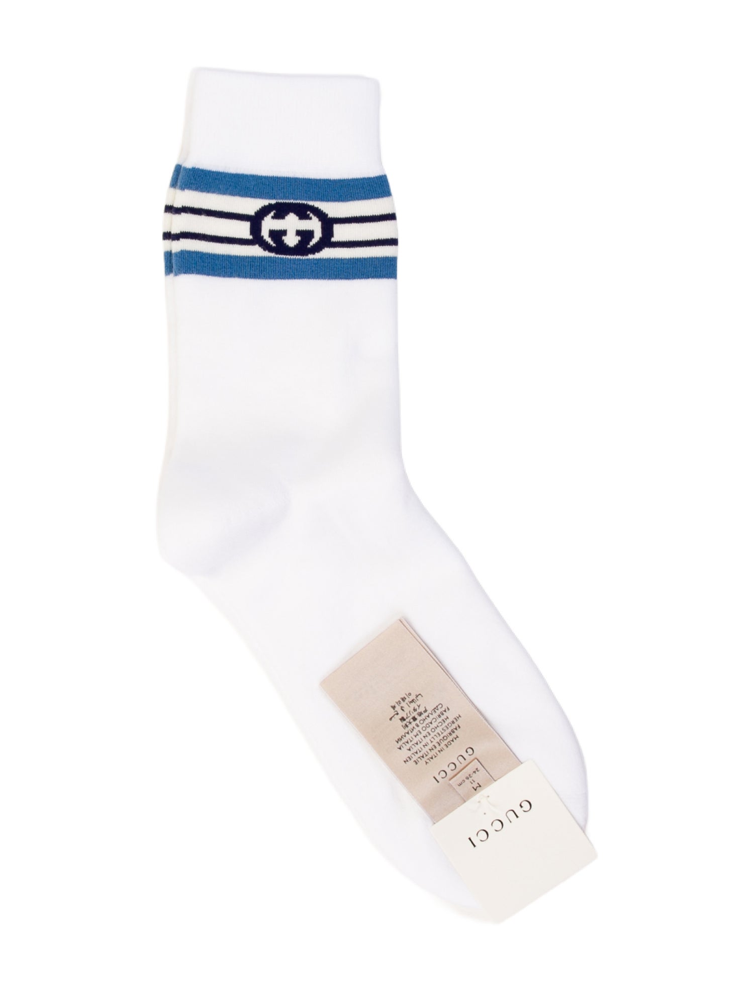 Gucci Cotton Logo Socks w/Tags
