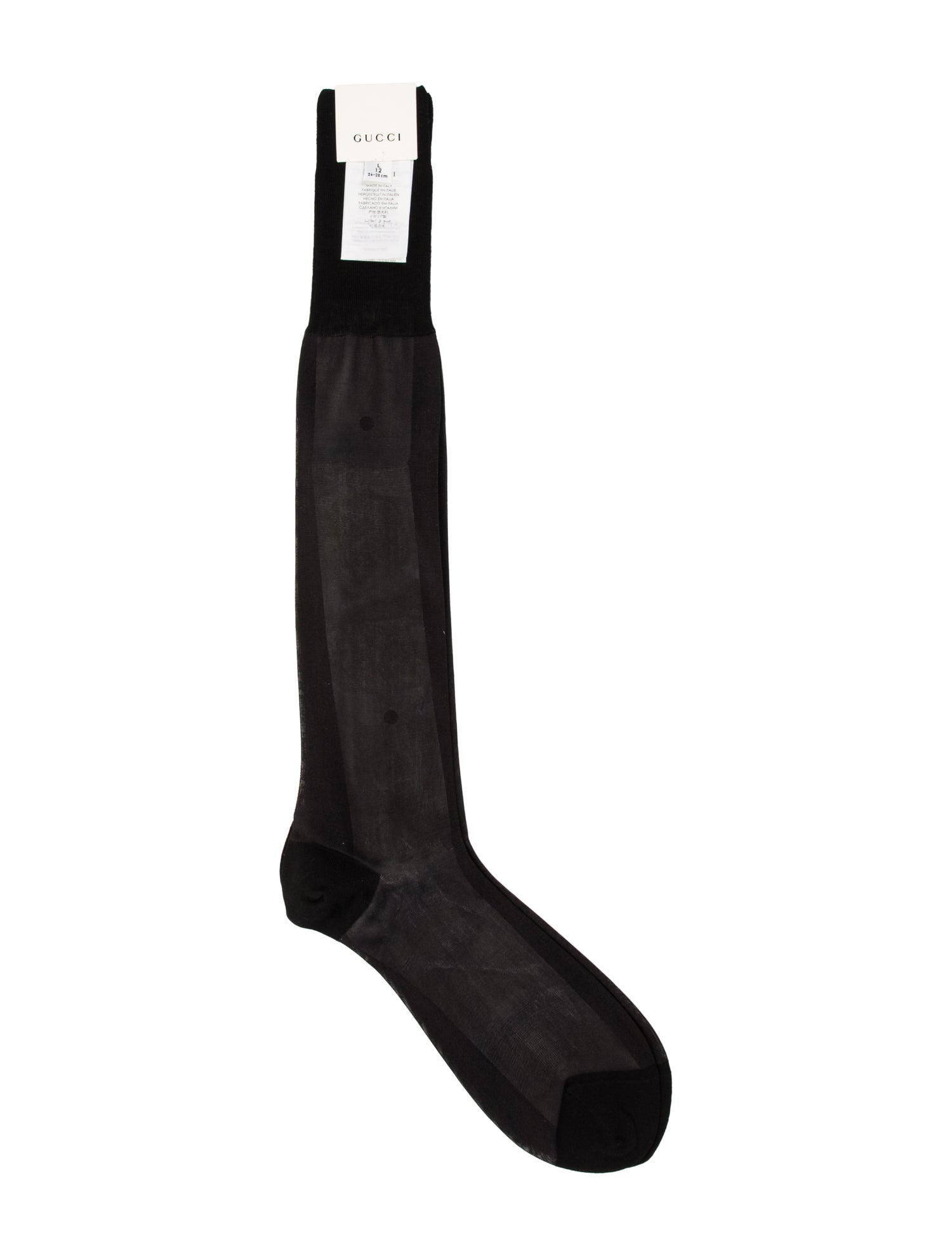 Gucci Silk Knee-High Socks w/ Tags