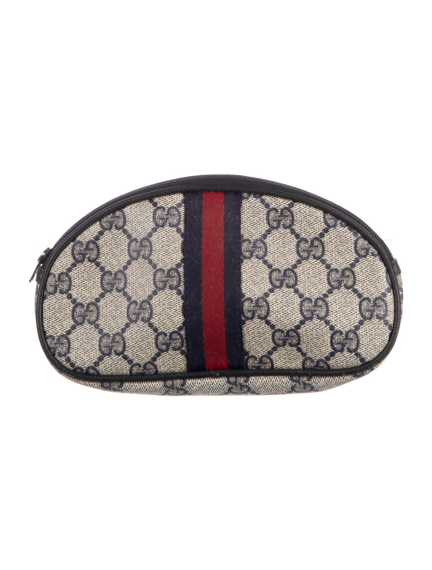 Gucci Coated Canvas Printed Cosmetic Bag