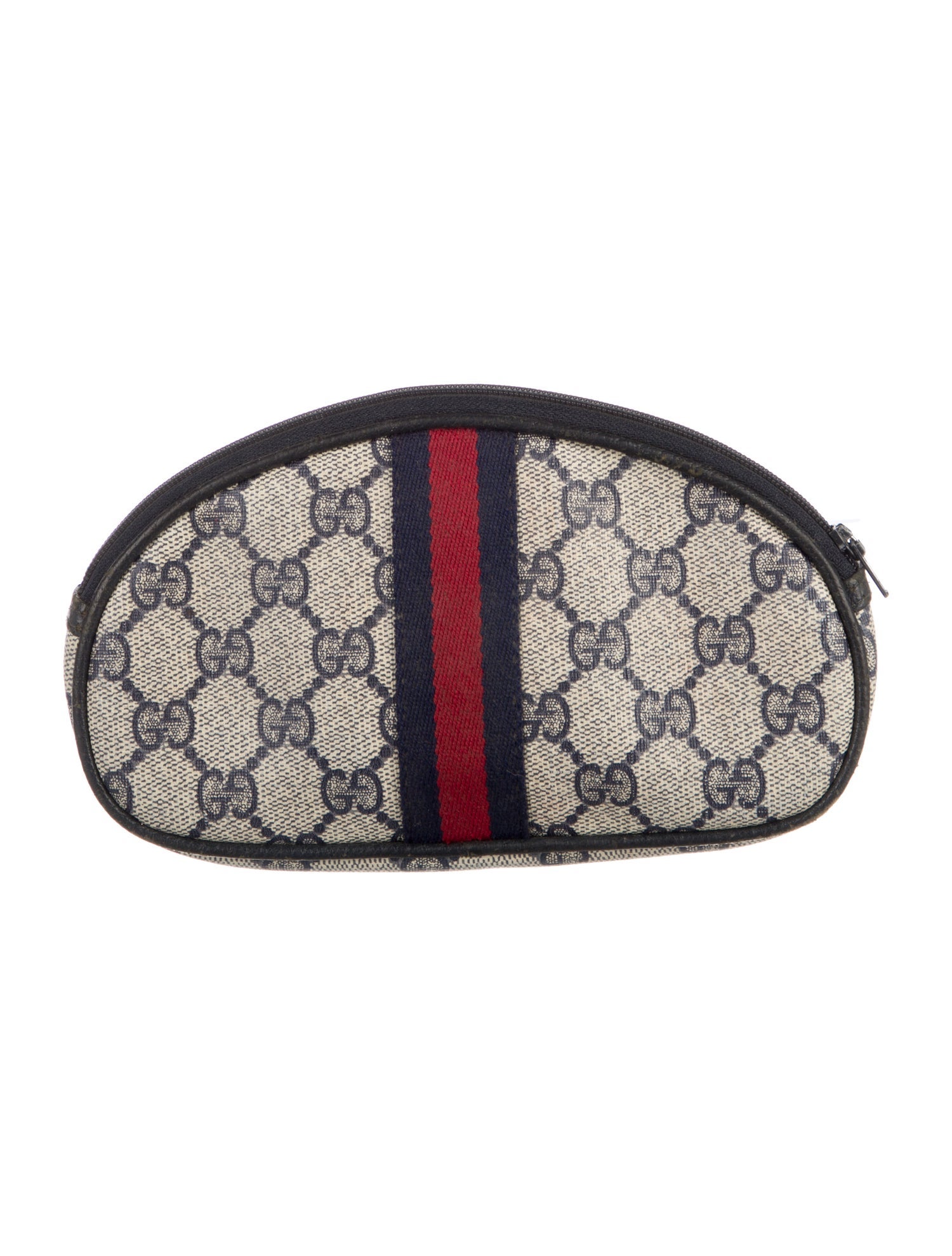 Gucci Coated Canvas Printed Cosmetic Bag