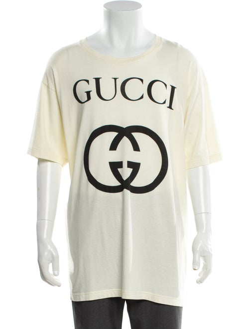 Gucci Interlocking G Logo Crew Neck T-Shirt