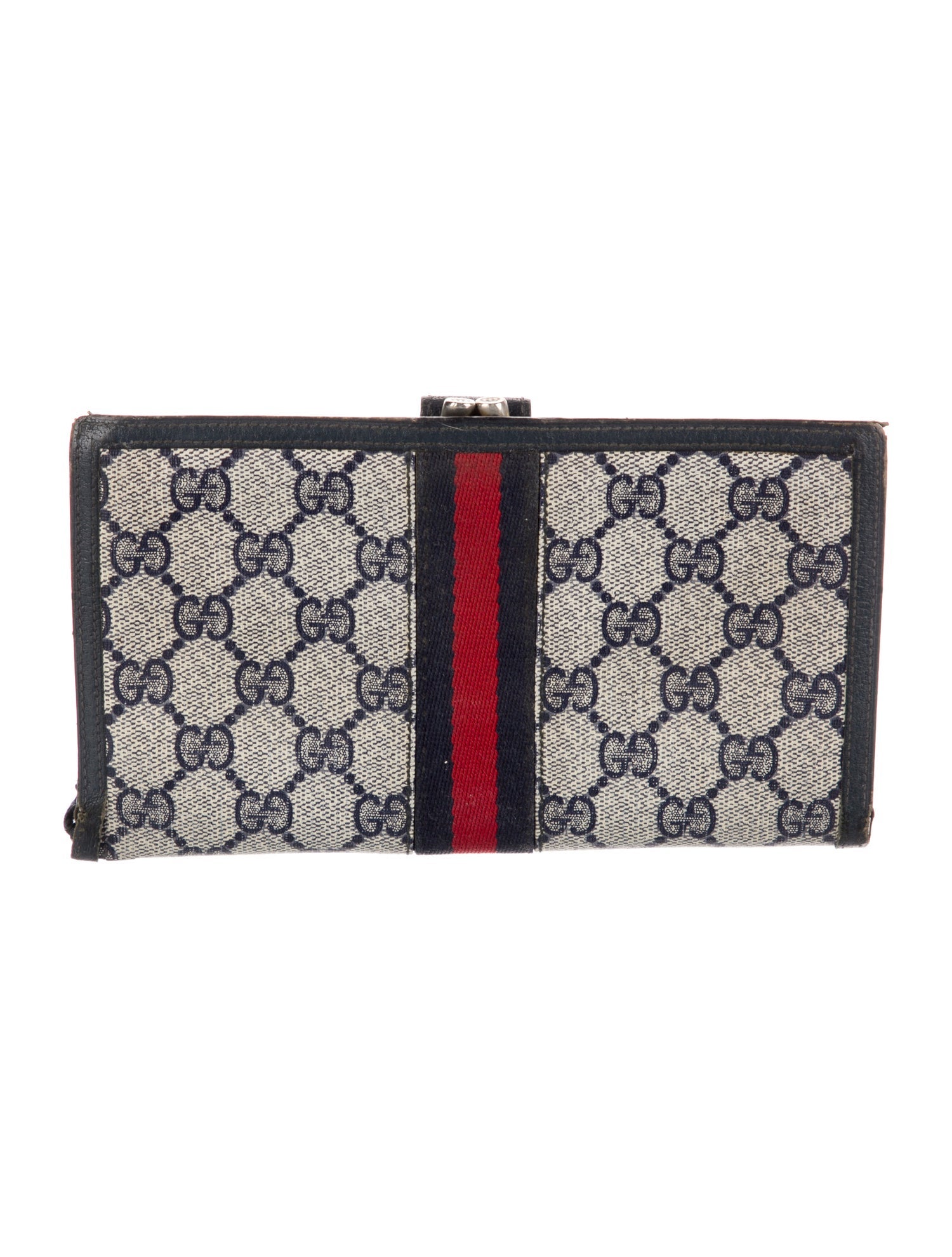 Gucci Vintage GG Plus French Purse