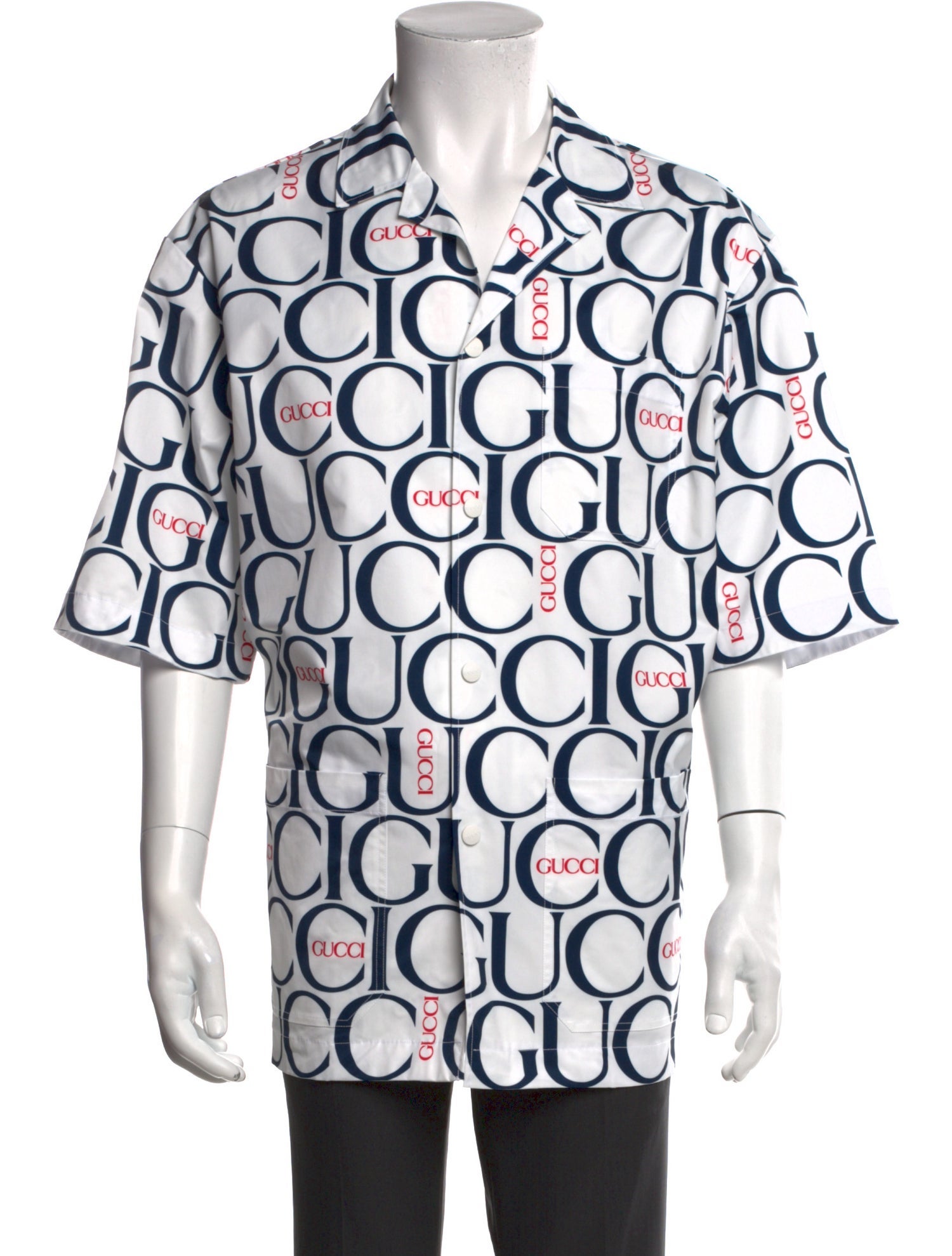Gucci 2024 Signature Logo Shirt w/ Tags
