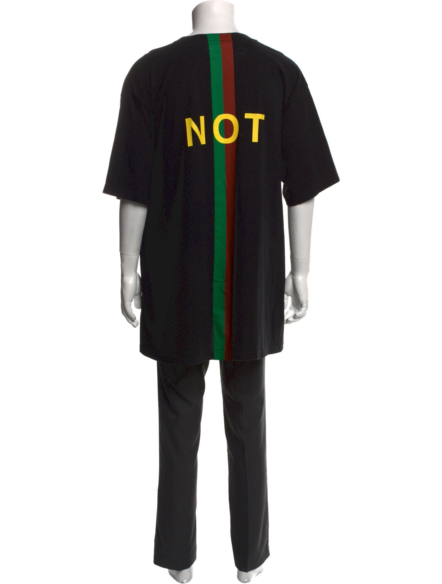 Gucci Web Accent Graphic Print T-Shirt