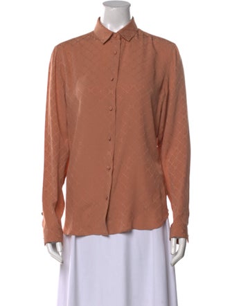 Gucci 2020 Silk Button-Up Top