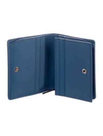 Gucci GG Marmont Card Case Double G Logo Compact Wallet