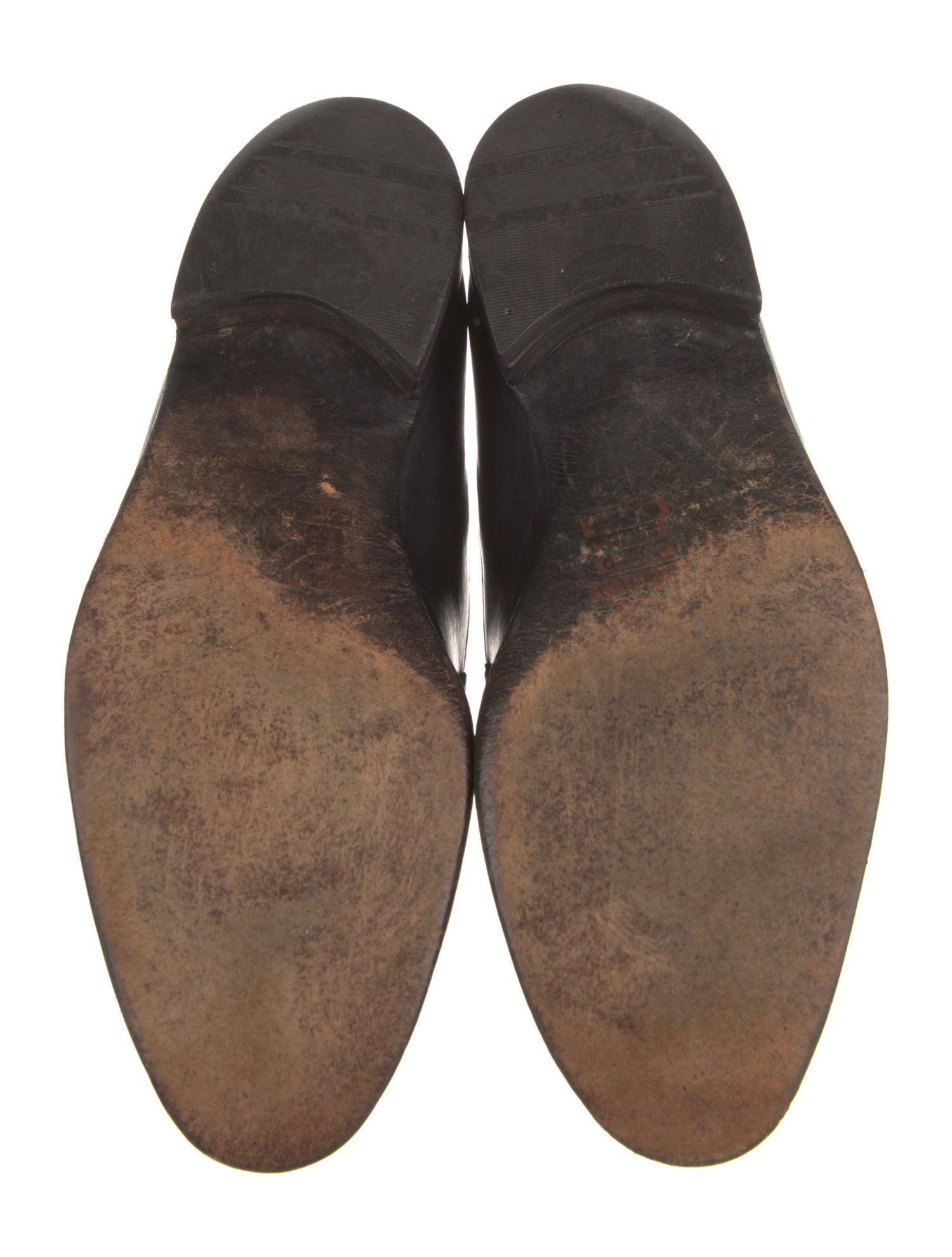 Gucci Horsebit Accent Leather Dress Loafers