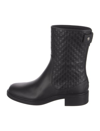Gucci Microguccissima Pattern Leather Boots