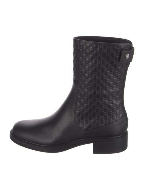 Gucci Microguccissima Pattern Leather Boots