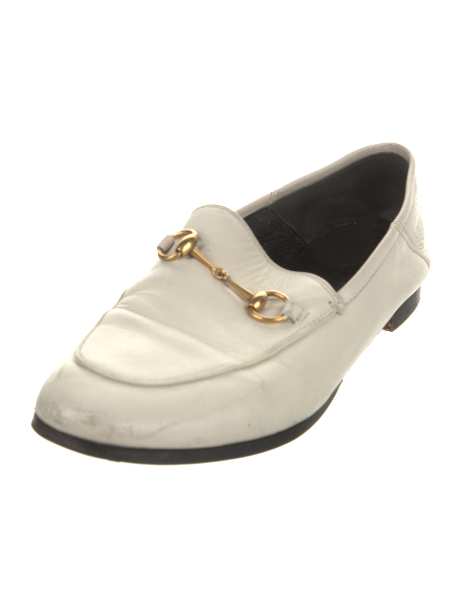 Gucci Horsebit Accent Leather Loafers