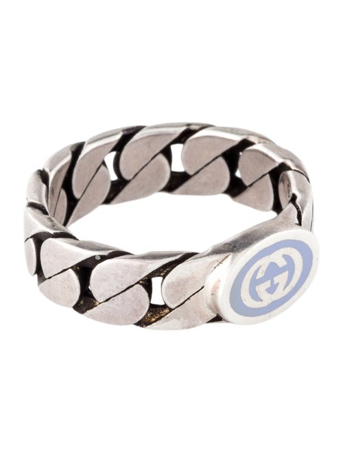 Gucci Enamel Interlocking G Band