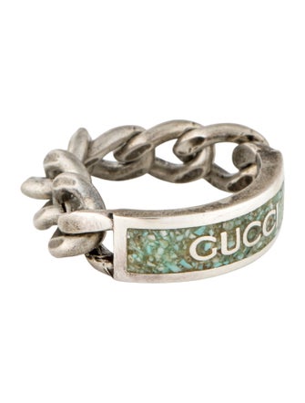 Gucci Enamel Chain Band