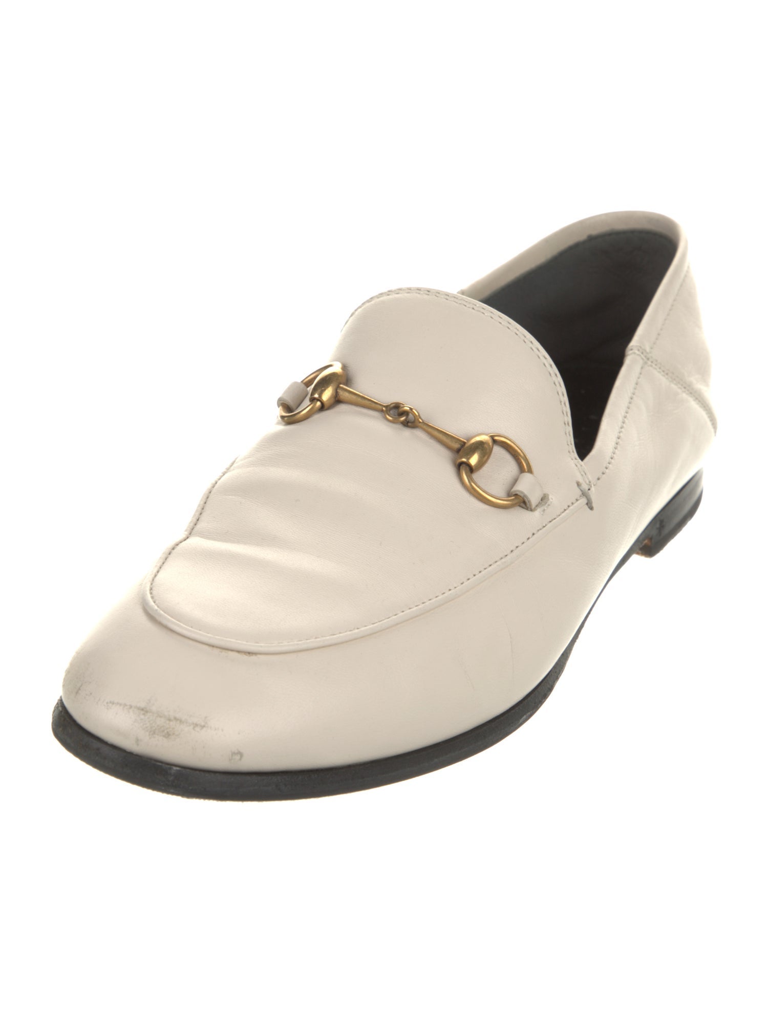 Gucci Horsebit Accent Leather Loafers