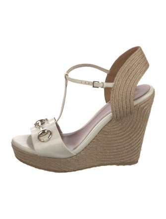 Gucci Patent Leather Espadrilles