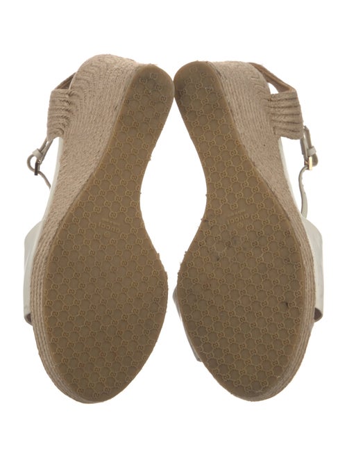 Gucci Patent Leather Espadrilles