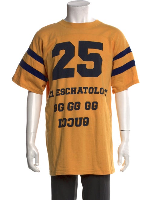 Gucci Graphic Print Crew Neck T-Shirt