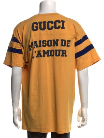 Gucci Graphic Print Crew Neck T-Shirt