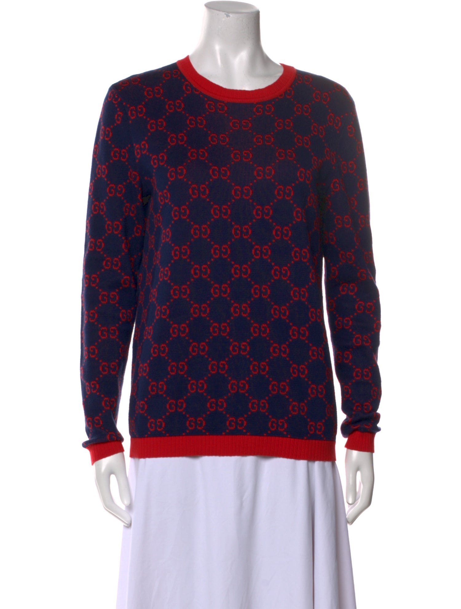 Gucci Wool Printed Sweater