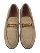 Gucci Web Accent Suede Dress Loafers