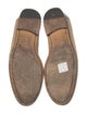 Gucci Web Accent Suede Dress Loafers