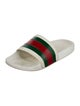 Gucci Web Accent Rubber Slides