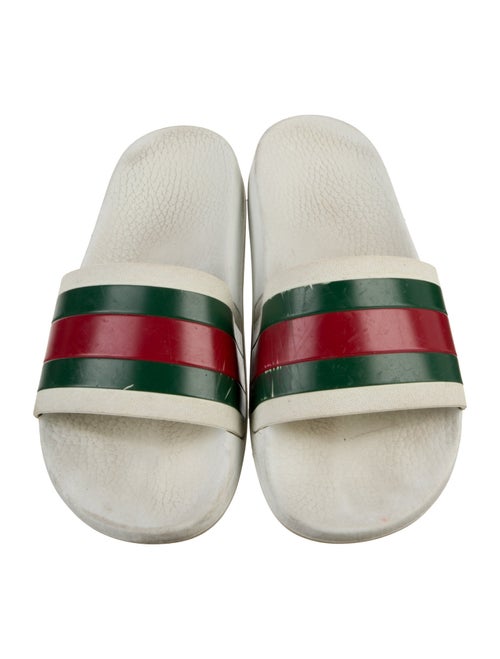 Gucci Web Accent Rubber Slides