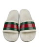 Gucci Web Accent Rubber Slides