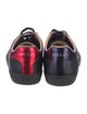 Gucci Web Accent Leather Sneakers