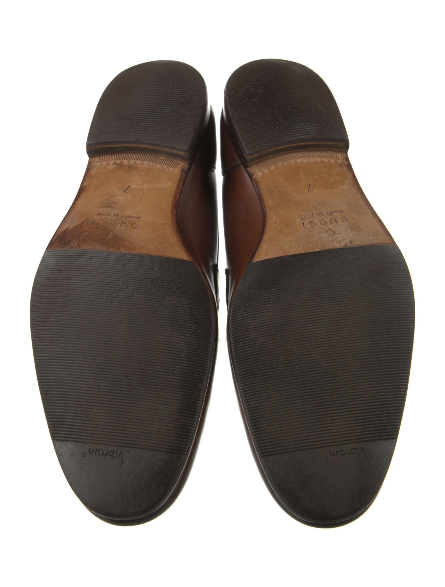 Gucci Horsebit Accent Leather Dress Loafers