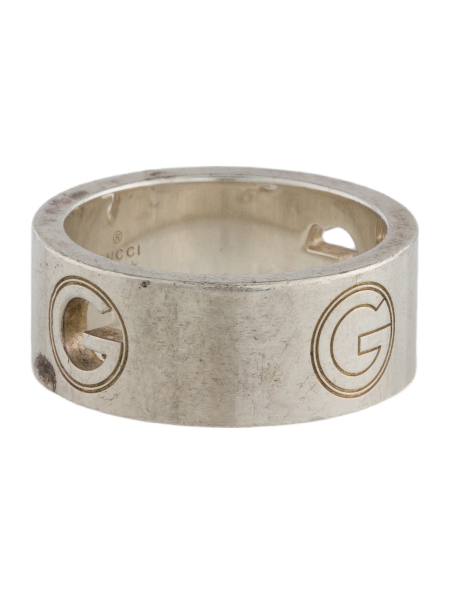 Gucci G Cut-Out Band Ring