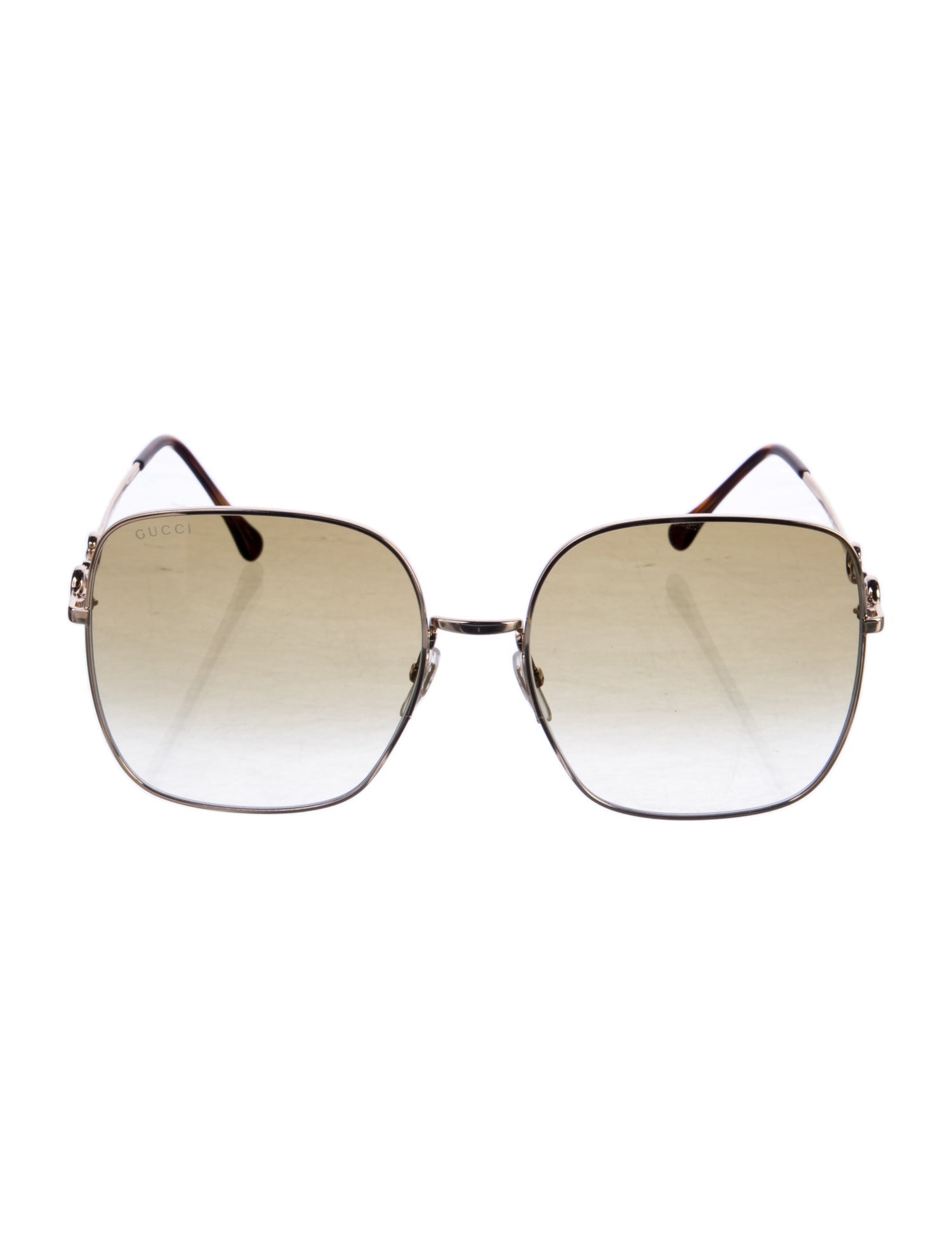 Gucci Horsebit Accent Oversize Sunglasses