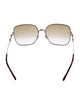 Gucci Horsebit Accent Oversize Sunglasses