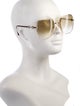Gucci Horsebit Accent Oversize Sunglasses