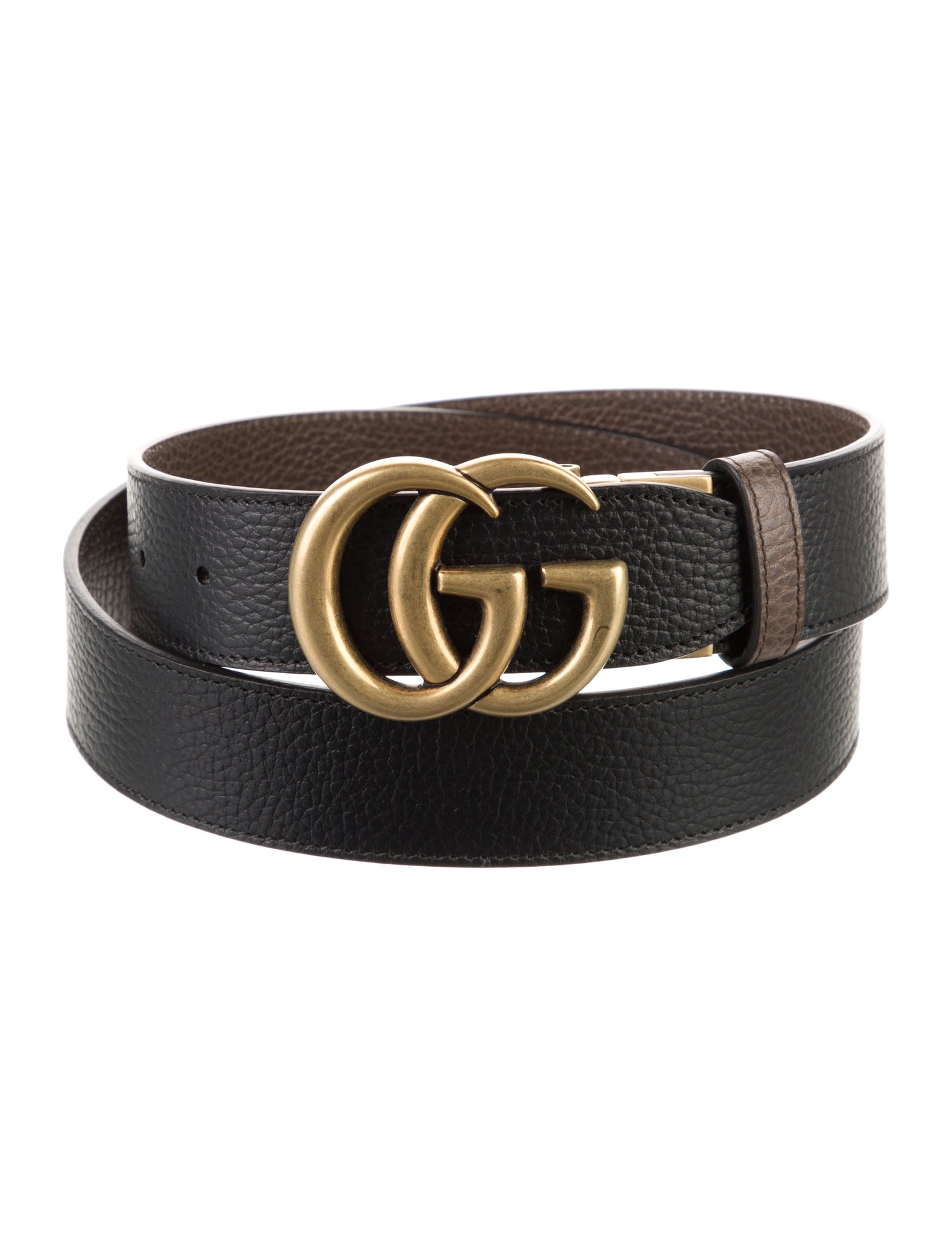 Gucci Double G Logo Leather Belt Kit