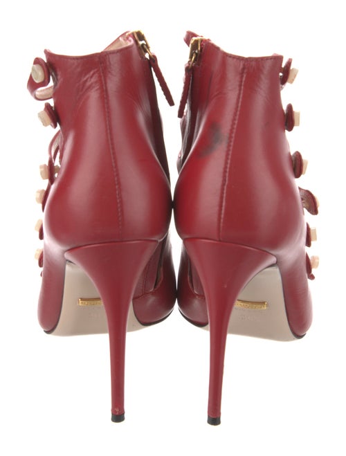 Gucci Interlocking G Logo Leather Gladiator Sandals