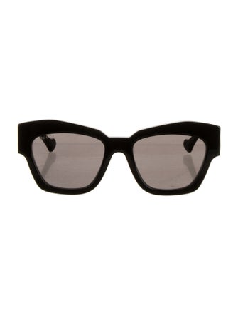 Gucci Web Accent Wayfarer Sunglasses