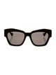 Gucci Web Accent Wayfarer Sunglasses