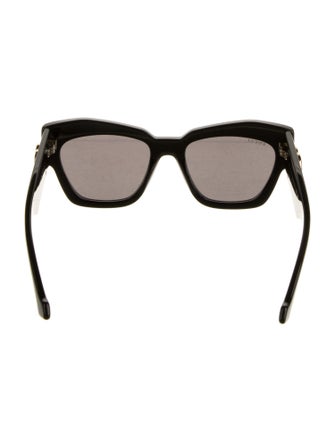 Gucci Web Accent Wayfarer Sunglasses