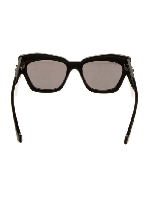 Gucci Web Accent Wayfarer Sunglasses
