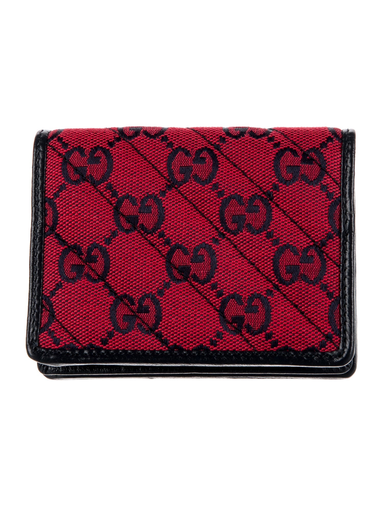 Gucci Marmont Wallet GG Canvas Compact Wallet
