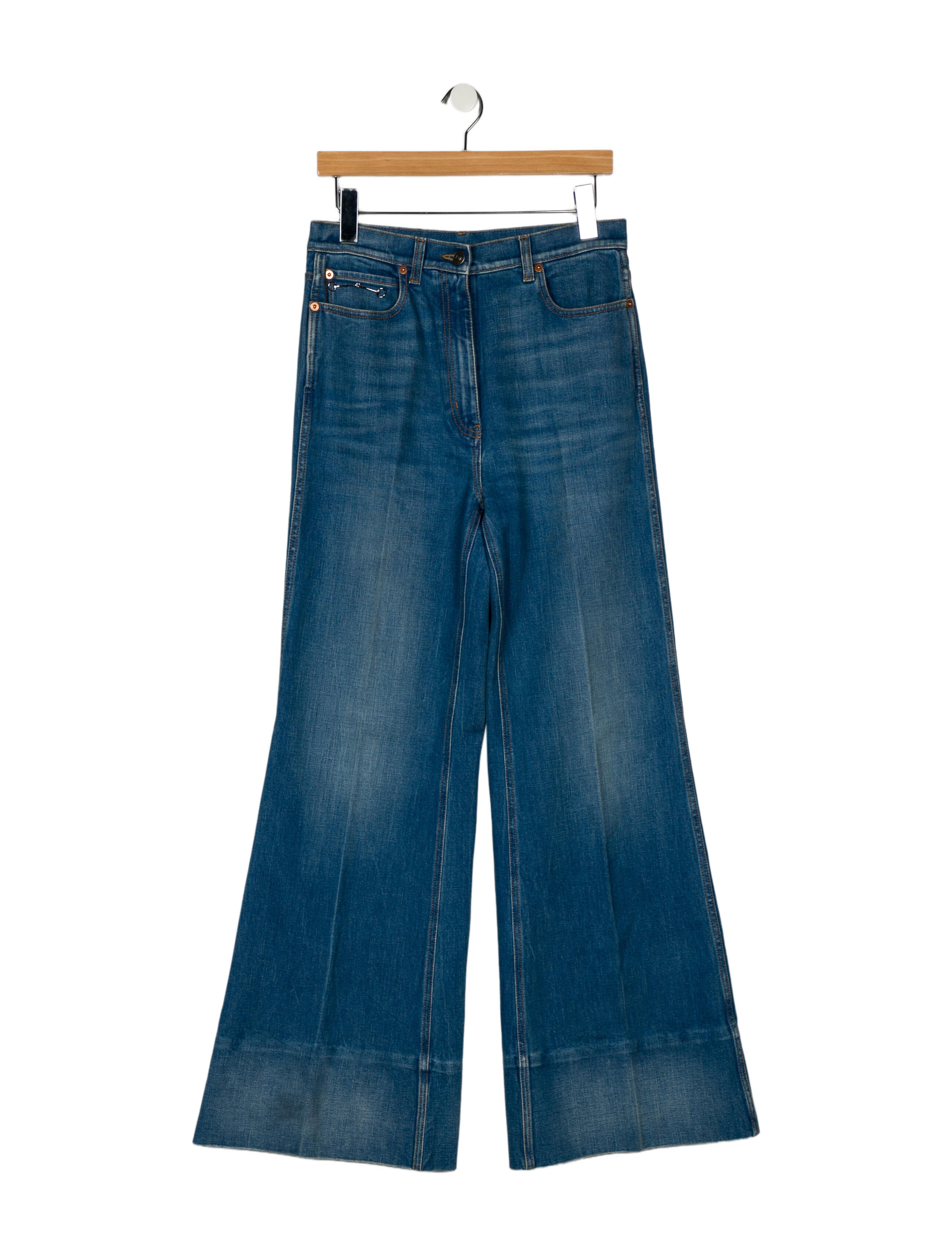 Gucci High-Rise Wide Leg Jeans