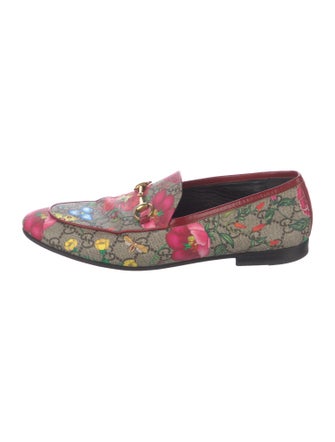Gucci Flora Print Loafers